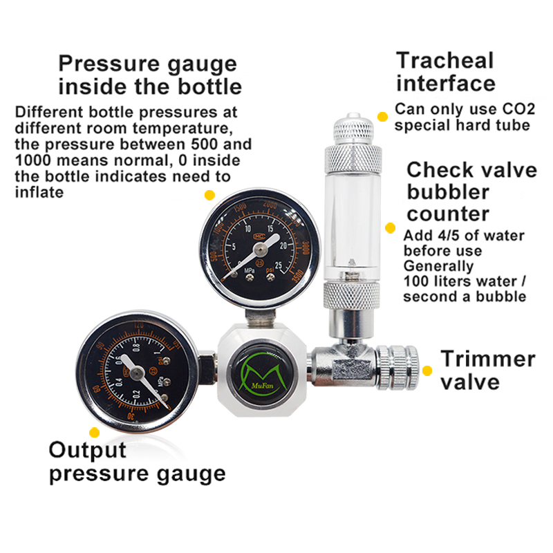 Aquarium CO2 Regulator Magneti - Aquarium Liquid Carbon บทวิจารณ์และราคา