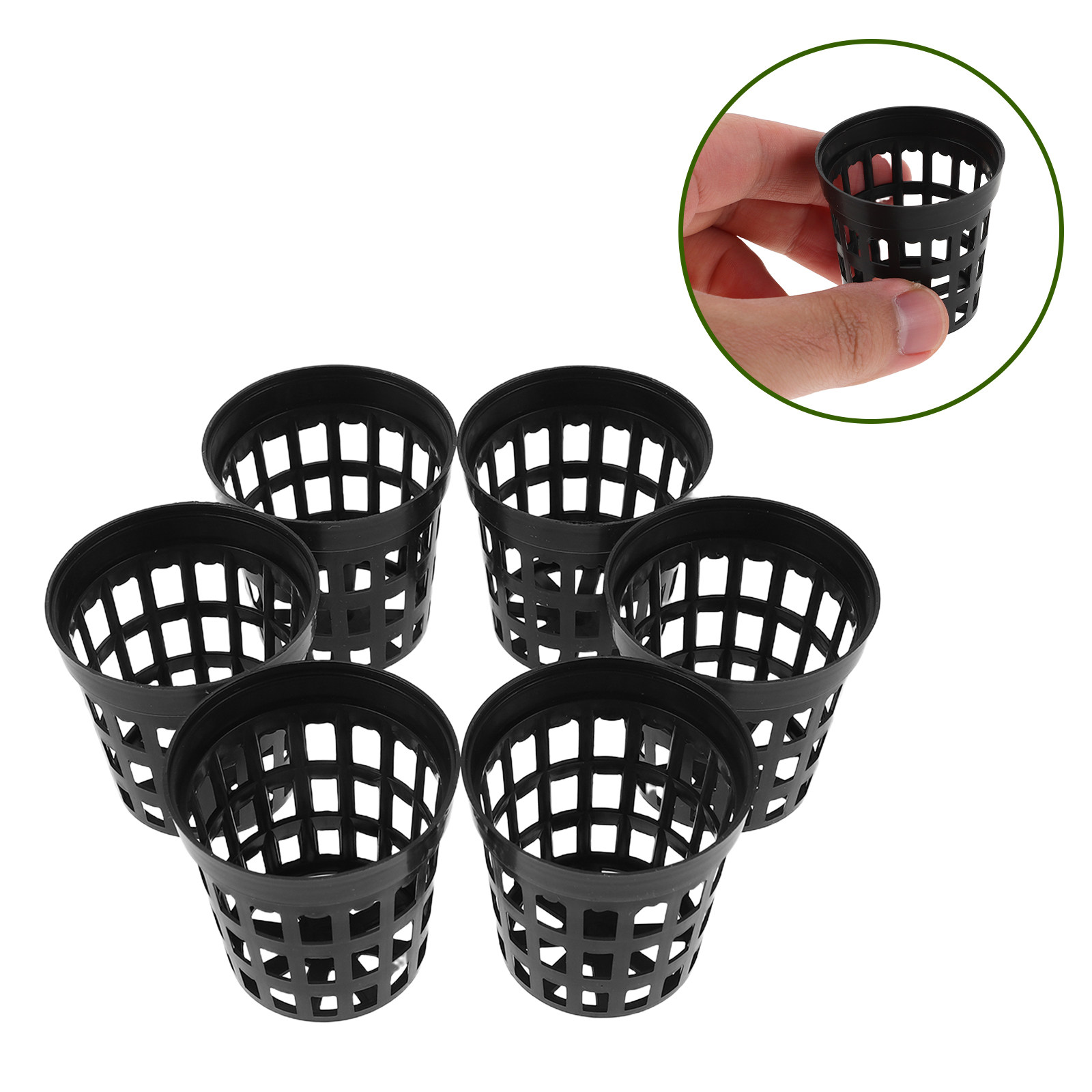 40 ชิ้น ตะกร้าตาข่ายพลาสติกสำห - Aquarium Plant Holder บทวิจารณ์และราคา