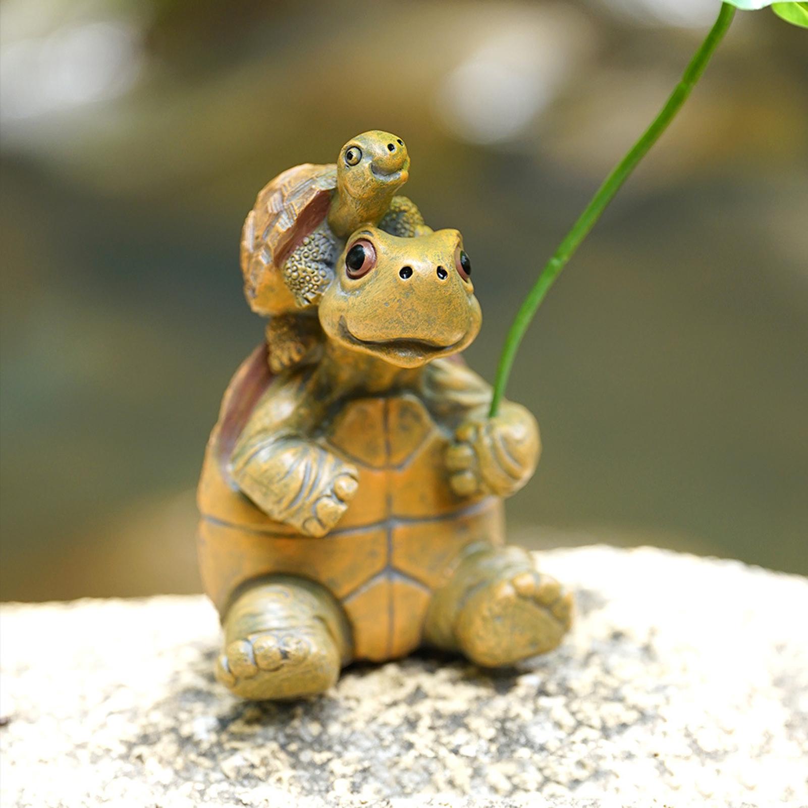 ตุ๊กตาเต่าตกแต่งตู้ปลา รูปปั้น - Plant Aquarium Pot บทวิจารณ์และราคา
